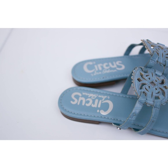 Sam edelman sandals blue size 10M slides - Picture 3 of 5